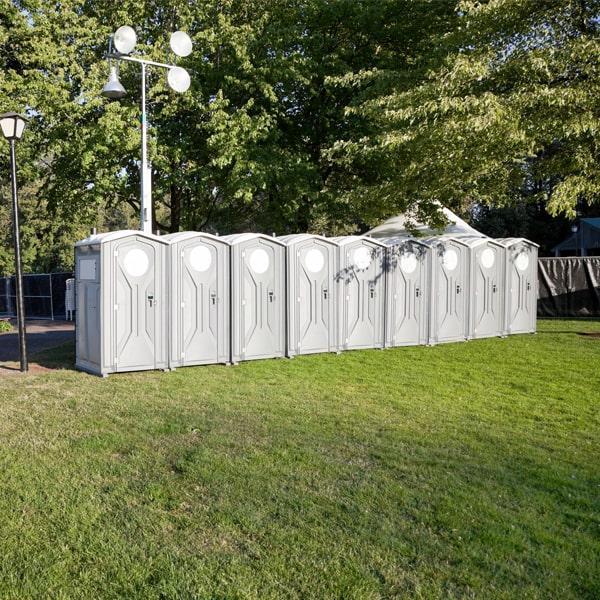 our team regularly cleans and services the special event porta potties to ensure they are clean and hygienic throughout the event