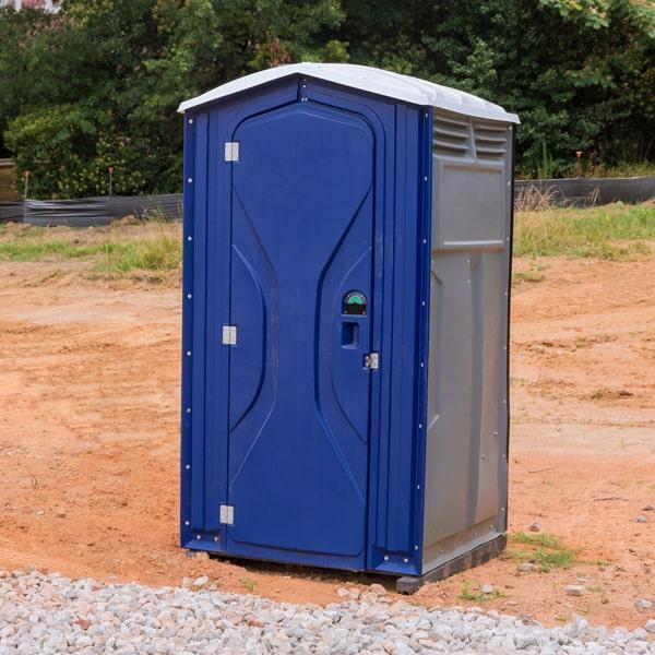 short-term porta potties are commonly rented for work sites